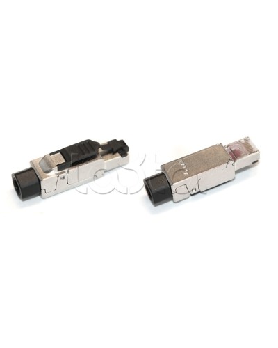 Разъем RJ-45 (8P8C) под витую пару Hyperline PLUF-8P8C-S-C6-SH в Королеве Коннекторы Pintop.ru