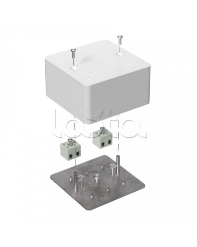 Коробка огнест для кабель-канала 40-0460-FR2.5-4 Е15-Е60 (латунь) 85х85х45 Промрукав (40-0460-FR2.5-4-Е60) в Королеве Распределительные коробки Pintop.ru