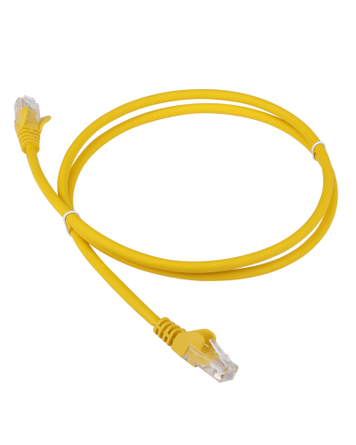 Патч-корд LANMASTER LSZH UTP кат.5e, 0.3 м, желтый LANMASTER LAN-PC45/U5E-0.3-YL в Королеве Патчкорды (медные) Pintop.ru