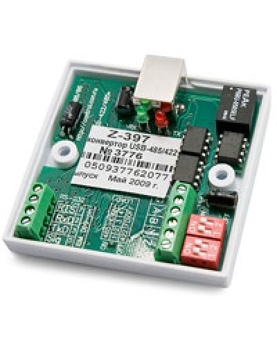 Конвертер специальный с гальванической развязкой USB RS422/485 IronLogic Z-397 (мод. USB) в Королеве Сетевая СКУД Matrix Pintop.ru
