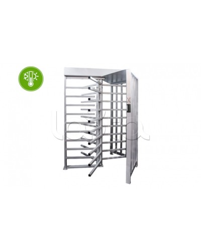 Турникет полноростовой с подогревом 3V RUBEZH STRAZH Model X УХЛ 2.1 OSDP MF (T-1000) в Королеве Турникеты Pintop.ru