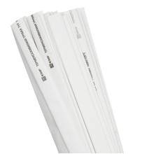 Термоусаживаемая трубка ТУТ нг 12/6 белая в отрезках по 1м EKF PROxima (tut-12-w-1m)