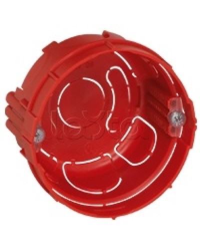 Коробка установочная D65x40мм со стык. ушками межцентр. 71мм, IP20, красный Экопласт 44660 в Королеве Распределительные коробки Pintop.ru