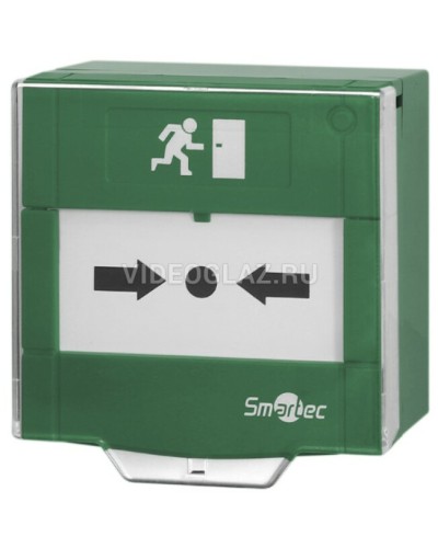 Устройство разблокировки двери с восстанавливаемой вставкой Smartec ST-ER105D-GN в Королеве Кнопки выхода Pintop.ru