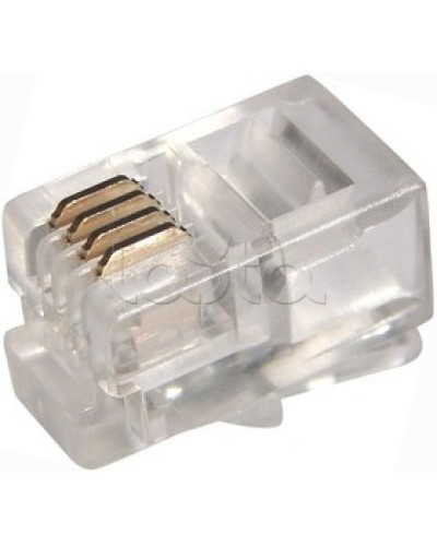 Джек телефонный 6P4C (100шт/уп) PROCONNECT 05-1012-3 в Королеве Коннекторы Pintop.ru