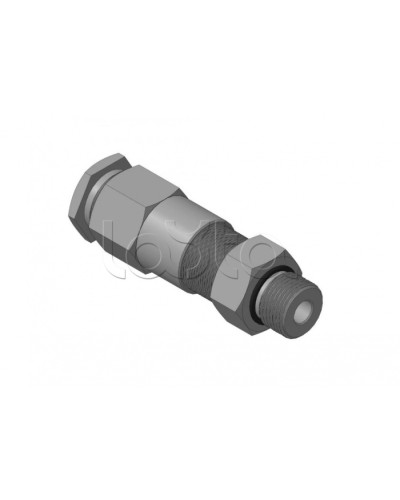 Кабельный ввод для бронированного кабеля с двойным уплотнением, резьбой G1/2, внешним диаметром кабеля D=8-12 мм и проходным диаметром кабеля d=4-8 мм Спектрон КВБ-12/8-2У-М-G1/2 в Королеве Аксессуары для кабель-канала Pintop.ru