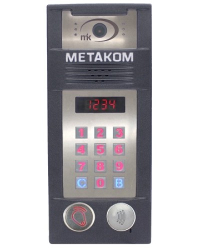 Многоабонентый антивандальный блок вызова со встроенной гибридной видеокамерой Метаком MК2018-RFMFСVH в Королеве Блоки вызова многоабонентные Pintop.ru