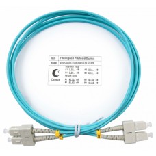 Шнур оптический duplex SC-SC 50/125 mm OM3 2м LSZH Cabeus FOP-50-SC-SC-2m