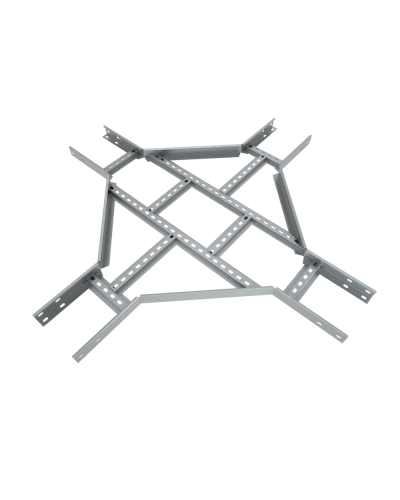 Х-разветвитель лестничный 80х200х1,2 мм Быстрый монтаж HD КМ-Профиль (LXDS80-200-1.2 HD) в Королеве Аксессуары для лотков Pintop.ru