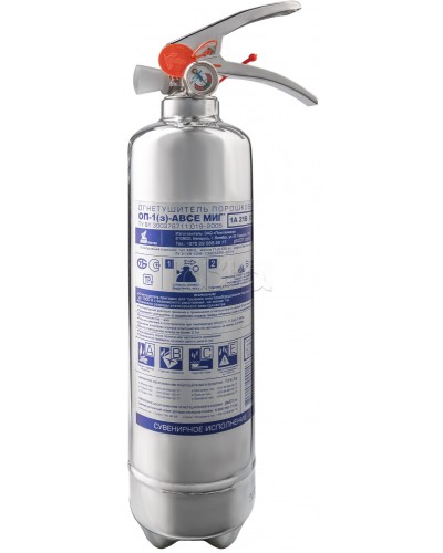 Огнетушитель ПОЖТЕХНИКА ОП-1(з) МИГ нерж. d110 (1А, 13В, С, Е) в Королеве Огнетушители Pintop.ru