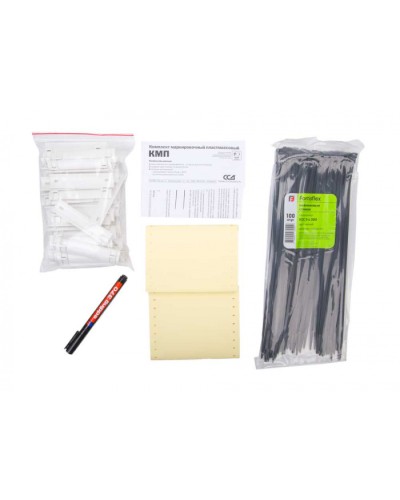 Комплект маркировочный пластмассовый КМП ССД (120808-00041) в Королеве Аксессуары для кабель-канала Pintop.ru