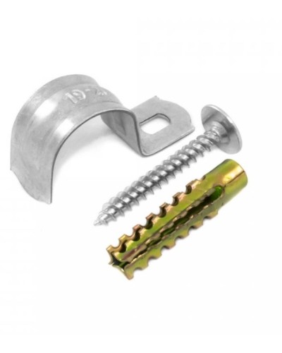 Комплекты для крепления ОКЛ с использованием самореза, дюбеля и скобы СМО 12-13 (100 шт) Промрукав (PR08.4993) в Королеве Держатели, клипсы, скобы Pintop.ru