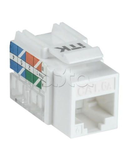 Модуль Keystone Jack кат. 6A UTP 110 IDC 90 град. ITK CS1-1C6AU-11 в Королеве Модули Keystone Pintop.ru