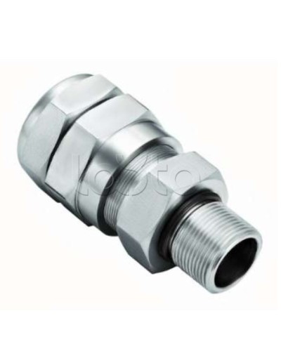 Кабельный ввод для бронированного кабеля с уплотнением внутренней оболочки кабеля резьбой G1/2, внешним диаметром кабеля D от 11 до 15 мм и проходным диаметром кабеля d= 6-10 мм Спектрон КВБ-15/10-М-G1/2 в Королеве Аксессуары для кабель-канала Pintop.r