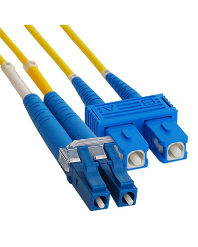 Патч-корд оптический переходной (SM), 9/125 (OS2), LC/UPC-SC/UPC, (Duplex), LSZH, 2м REXANT 50-2410 в Королеве Патч-корды оптические Pintop.ru