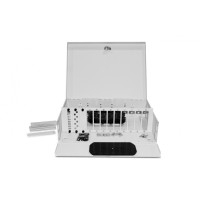 Бокс оптический Hyperline FO-WBX-12xSLT-W140H42-96UN-GY