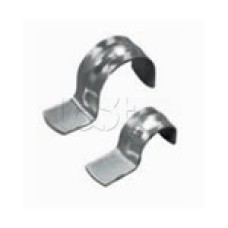 Скоба оцинкованная однолапковая без монтажного отверстия, для трубы D50мм (1уп = 50шт) Экопласт (43751)