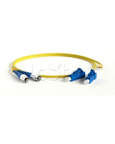 Патч-корд волоконно-оптический Hyperline FC-D2-9-FC/UR-FC/UR-H-1M-LSZH-YL в Королеве Патч-корды оптические Pintop.ru