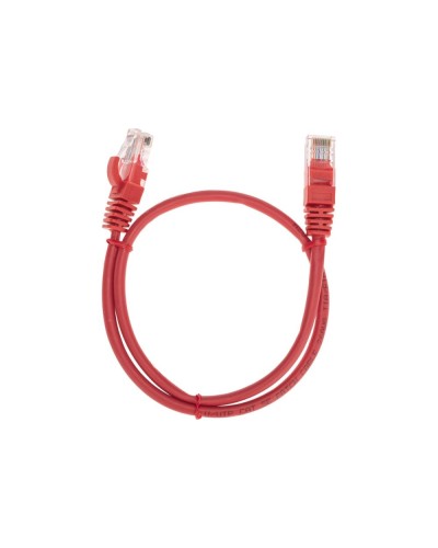 Патч-корд U/UTP, CAT 5e, RJ45-RJ45, 26AWG, LSZH, красный, 0,5м REXANT 02-0103-05 в Королеве Патчкорды (медные) Pintop.ru