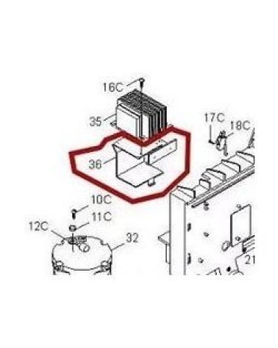 Кронштейн крепления аккумуляторов BX-P Came 119RIBX036 в Королеве Запчасти для шлагбаумов и автоматики Pintop.ru