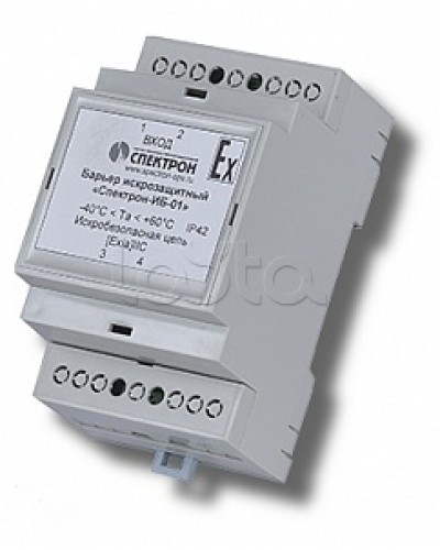 Барьер искрозащиты для цепей питания Спектрон-ИБ-01 в Королеве Устройства защиты операционных процессоров (ОПС) Pintop.ru