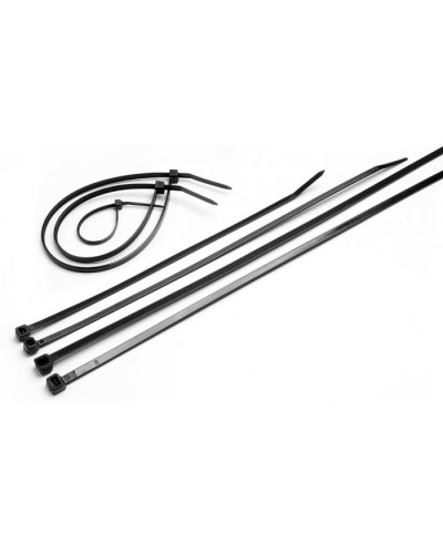 Стяжка нейлоновая неоткрывающаяся, безгалогенная (halogen free), 150x2.5мм, черная (100 шт) Cabeus CTBL-150 в Королеве Стяжки-хомуты Pintop.ru