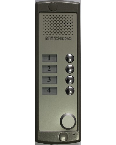 Блок вызова домофона Метаком MK4-K-RF в Королеве Блоки вызова многоабонентные Pintop.ru