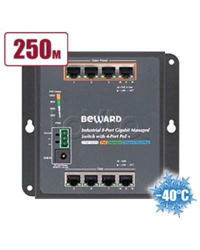 Коммутатор с PoE Beward STWP-08HP4 в Королеве Коммутаторы Pintop.ru