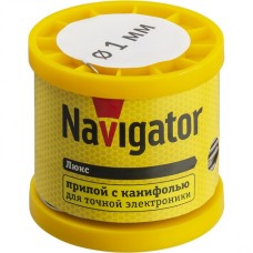 Припой Navigator 93 085 NEM-Pos02-61K-1-K200 (ПОС-61, катушка, 1 мм, 200 гр)