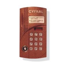 Блок вызова видеодомофона на 100 абонентов Цифрал CCD-2094M/TVС