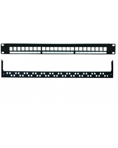 Патч-панель 19”, 1U, 24 порта UTP Eurolan (27B-00-24BL) в Королеве Патч панель Pintop.ru