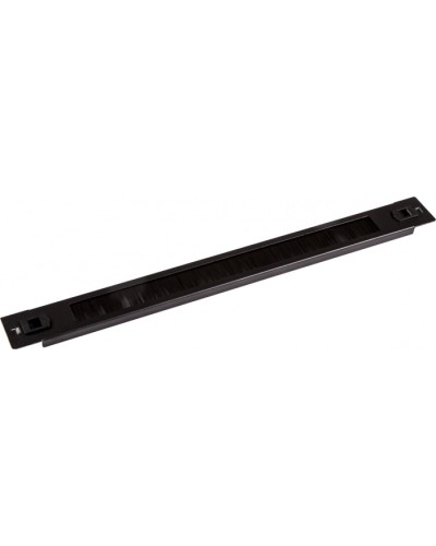 Панель 19 с щеточным вводом 1U, быстросъемная, черная LANMASTER LAN-DC-TLBRP-1U в Королеве Аксессуары для стоек и шкафов Pintop.ru