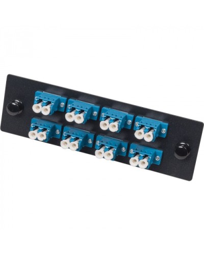 Адаптерная панель для кроссов LAN-FOBM с 8 дуплексными адаптерами LC/OS2 LANMASTER (LAN-APM-8x2LC/OS2) в Королеве Кроссы оптические Pintop.ru