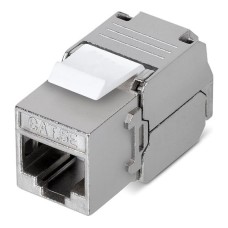 Модуль Keystone Jack RJ-45(8P8C), FTP экранированный, CAT 5e, тип 180 град., самозажимной REXANT PRO 02-0071