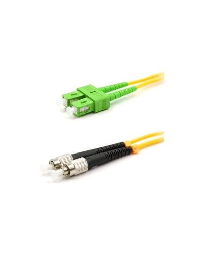 Патч-корд оптический переходной (SM), 9/125 (OS2), SC/APC-FC/UPC, (Duplex), PVC, 5м REXANT 50-2857-1 в Королеве Патч-корды оптические Pintop.ru