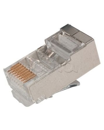 Джек RJ-45 8P8C CAT 5e (экран) (100шт/уп) REXANT 05-1023 в Королеве Коннекторы и разъемы Pintop.ru