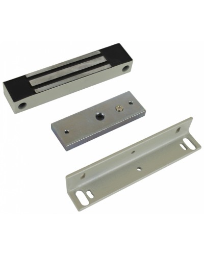 Замок электромагнитный влагозащищенный AccordTec ML-100K (белый) с уголком в Королеве Электромагнитные замки Pintop.ru