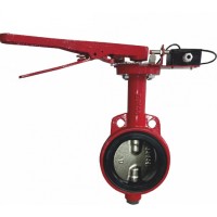 Затвордисковый с ручным приводом с контролем положения УКПЗА Спецавтоматика 3т 150/1,6(Р)-Ф.У3.1-"АМК-150v1"