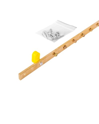 Панель заземления вертикальная ЦМО ПЗ-1000.200А в Королеве Аксессуары для стоек и шкафов Pintop.ru