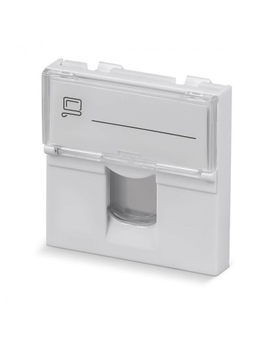 Вставка 45x45 (Mosaic) для 1 модуля формата Keystone Jack (арт.078604) Cabeus (FP-L-45-1M) в Королеве Модули Keystone Pintop.ru