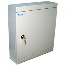 Настенный распределительный бокс, 40 плинтов, 400 пар, металл, с замком TWT (TWT-DB10-40P/KM)