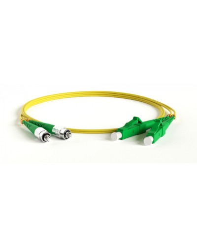 Патч-корд волоконно-оптический Hyperline FC-D2-9-FC/AR-ST/AR-H-1M-LSZH-YL в Королеве Патч-корды оптические Pintop.ru
