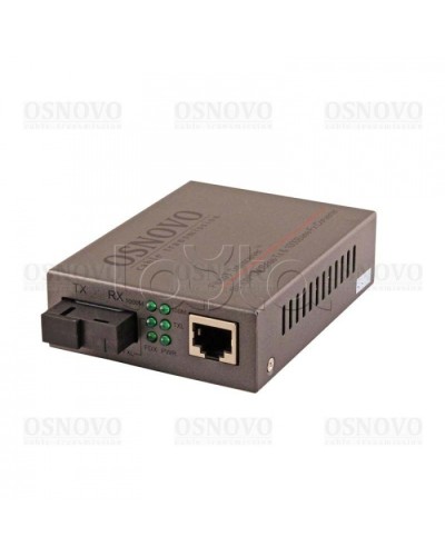 Медиаконвертер Gigabit Ethernet OSNOVO OMC-1000-11S5a в Королеве Медиаконвертеры Pintop.ru