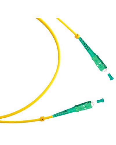 Шнур оптический simplex SC/APC-SC/APC 9/125 sm 15м LSZH Cabeus FOP(s)-9-SC/APC-SC/APC-15m в Королеве Патч-корды оптические Pintop.ru