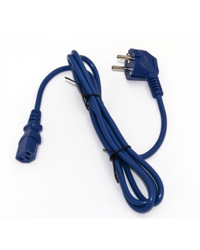 Кабель питания компьютера Hyperline PWC-IEC13-SHM-3.0-BL в Королеве Патч-корды и пигтейлы Pintop.ru
