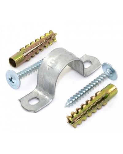 Комплекты для крепления ОКЛ с использованием самореза, дюбеля и скобы СМД 21-22 (100 шт) Промрукав (PR08.5004) в Королеве Огнестойкие кабельные линии Pintop.ru