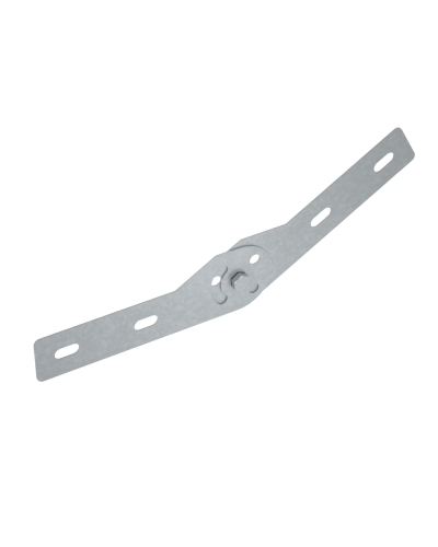 Шарнирный соединитель лестничного лотка 50 мм Быстрый монтаж КМ-Профиль (LSHS1) в Королеве Аксессуары для лотков Pintop.ru