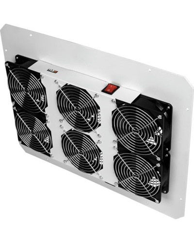 Панель вентиляционная с 6 вентиляторами TLK TLK-FAN6-BK в Королеве Вентиляторные модули Pintop.ru
