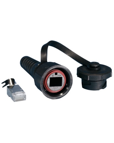 Разъем промышленный RJ-45 Hyperline (PLUG-IE-8P8C-PV-C6-SH) в Королеве Коннекторы Pintop.ru