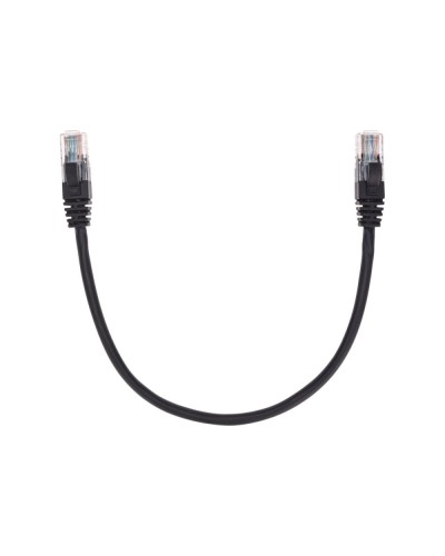 Патч-корд U/UTP, CAT 5e, RJ45-RJ45, 26AWG, LSZH, черный, 0,3м REXANT 02-0102-03 в Королеве Патчкорды (медные) Pintop.ru